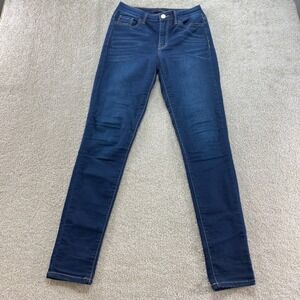 Kancan Jeans Womens Size‎ 27 Mid Rise Skinny Dark Wash BK1067L